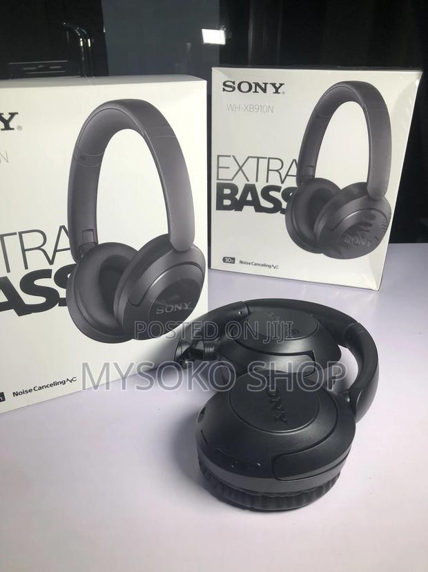 Wh-Xb910n Sony Extra Bass Noise-Cancelling Headphones - thumbnail 3