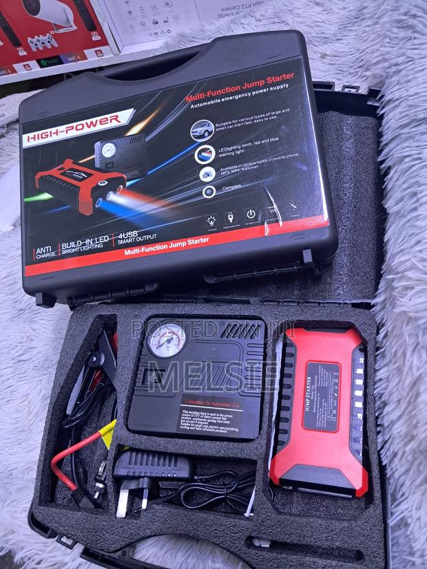 Compact Car Jump Starter Kit – Fast Emergency Engine Start Device - main view