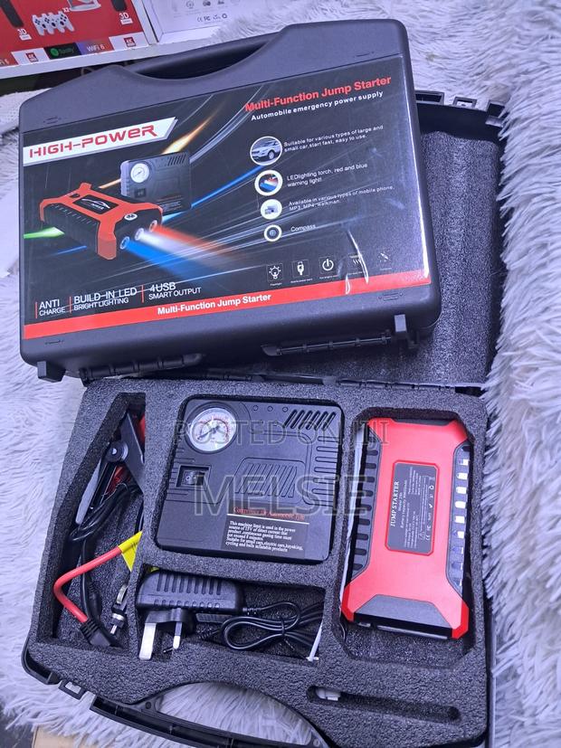 Compact Car Jump Starter Kit – Fast Emergency Engine Start Device - thumbnail 2