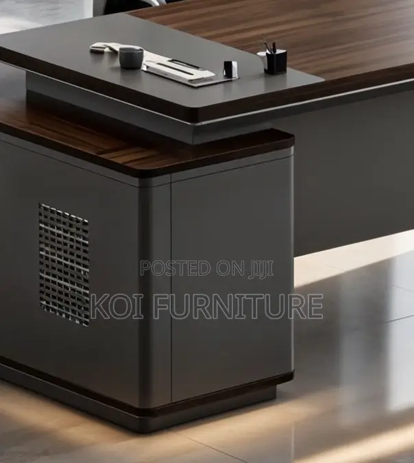 Office Desk; 1.8 Meters Royal Teak Executive Office Desk