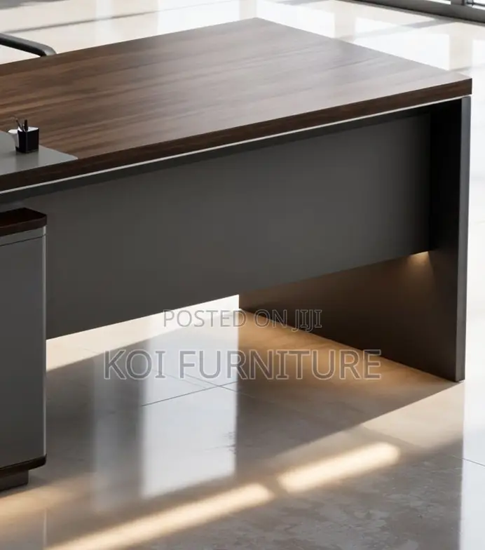 Office Desk; 1.8 Meters Royal Teak Executive Office Desk
