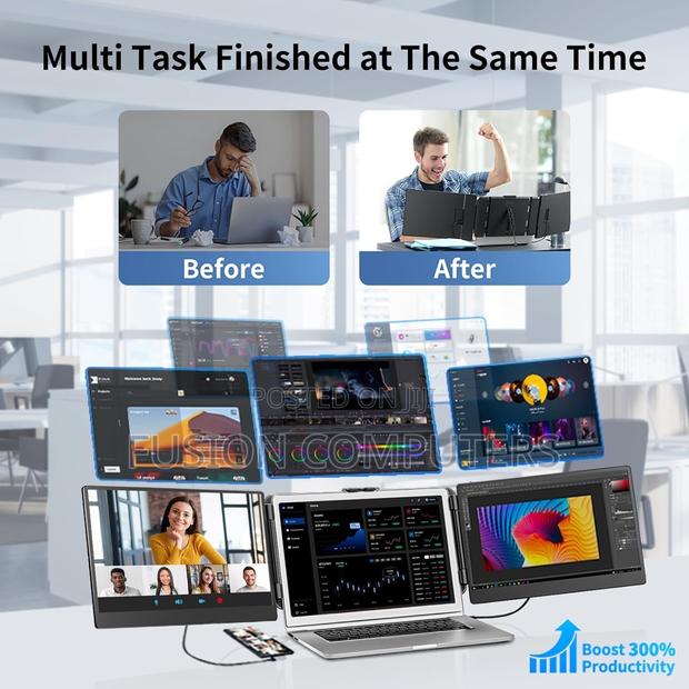 V2com Triple Laptop Screen Extender 14'' S2/S2pro - thumbnail 3
