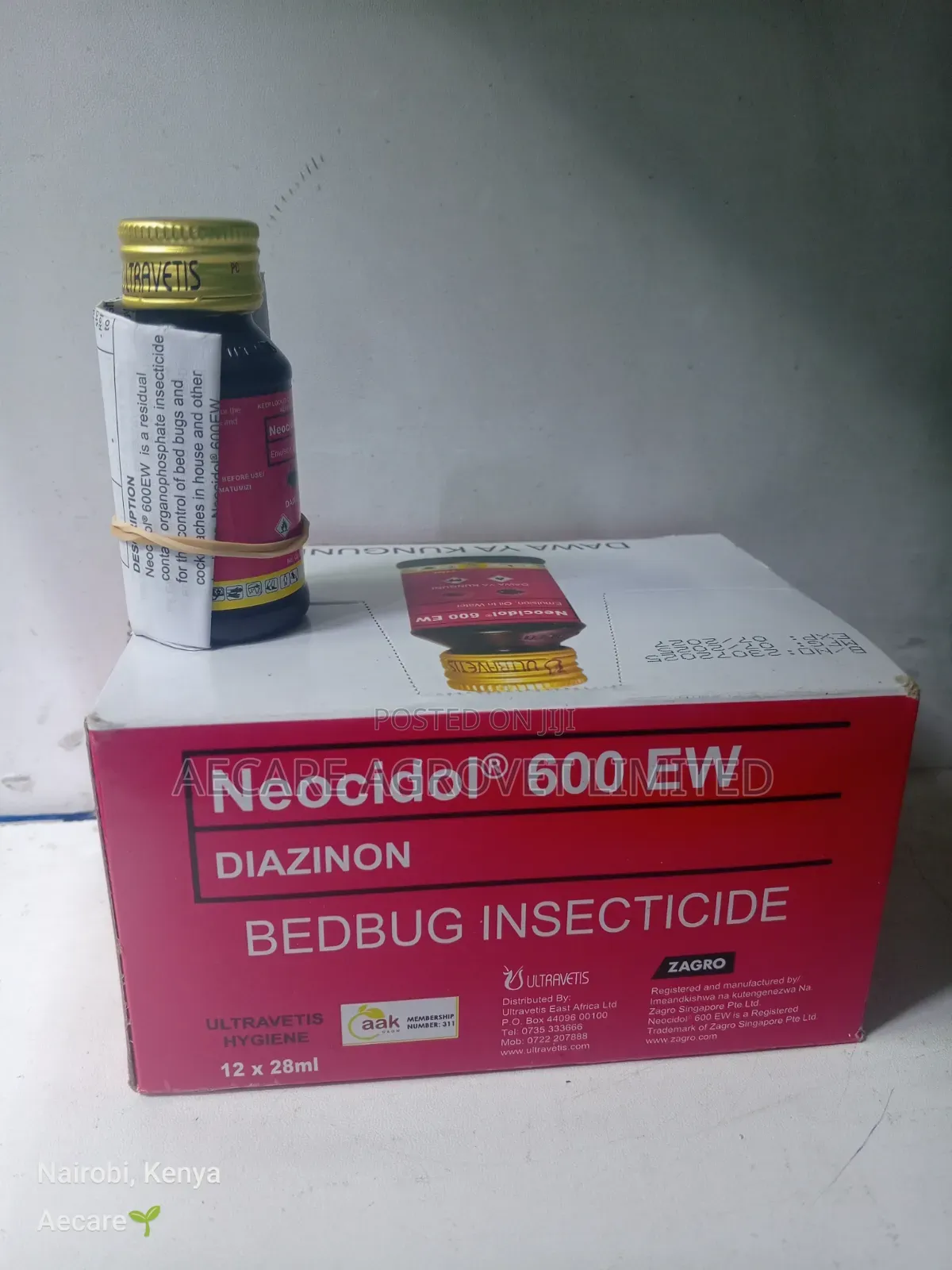 Neocidol 600ew Diazinon, Dawa Ya Kunguni. 28ml