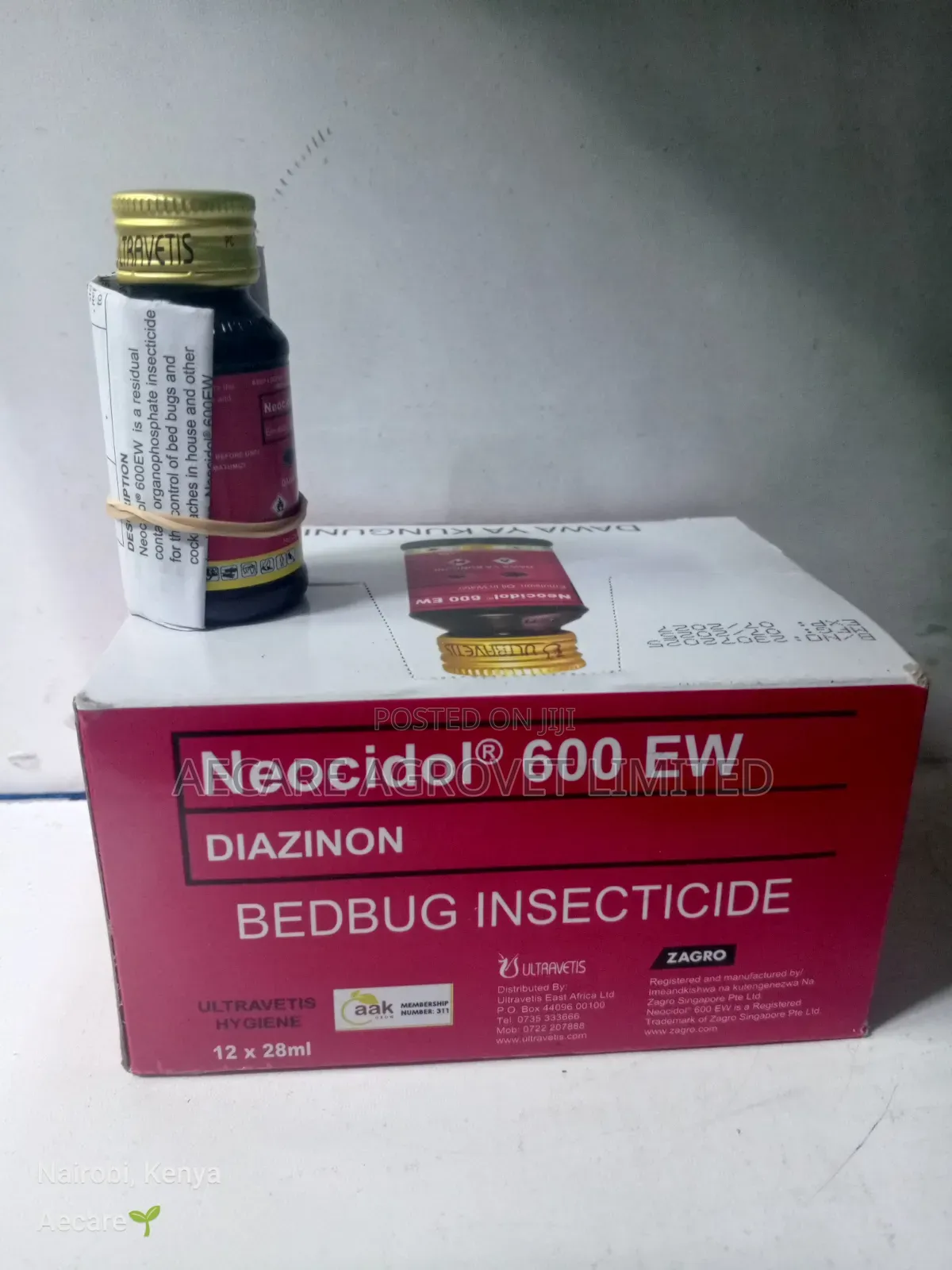 Neocidol 600ew Diazinon, Dawa Ya Kunguni. 28ml
