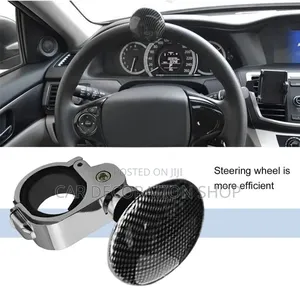 Chrome Plated Clamp Steering Wheel Spin Knob