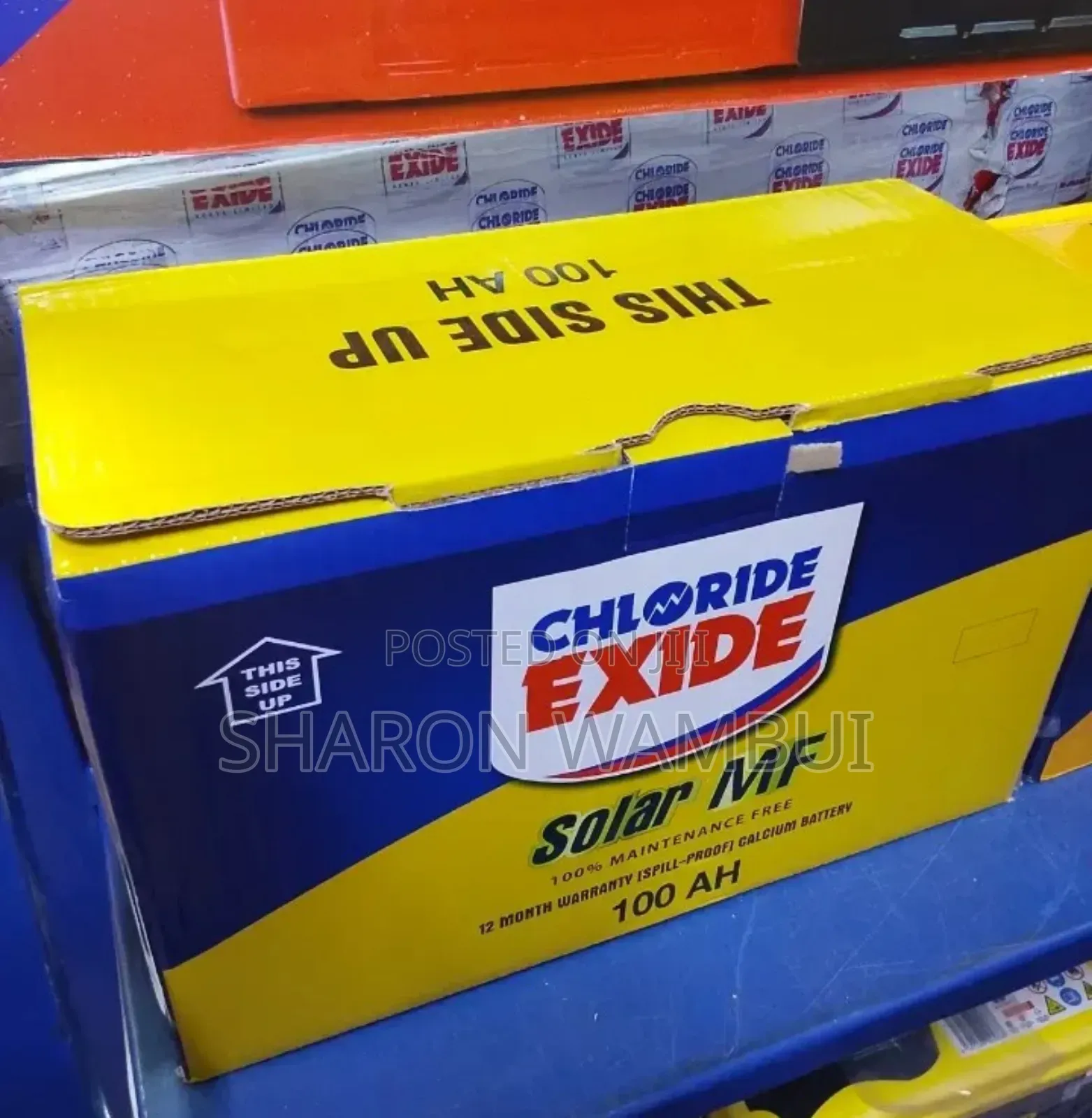 Chloride Exide 100ah Solar Free Maintenance/100ah Chloride Exide F.M