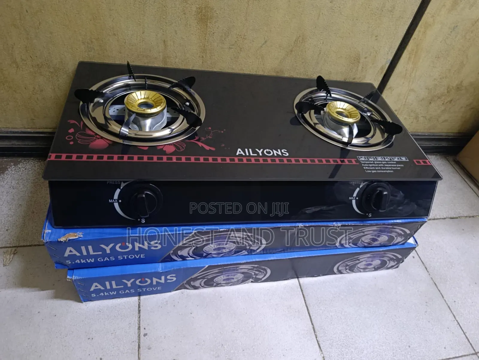 Ailyons 2 Burner Glass Top Cooker