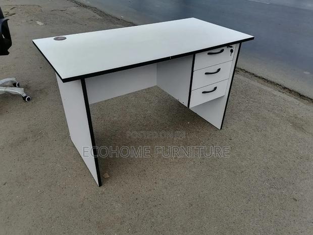 Modern White Study Desk