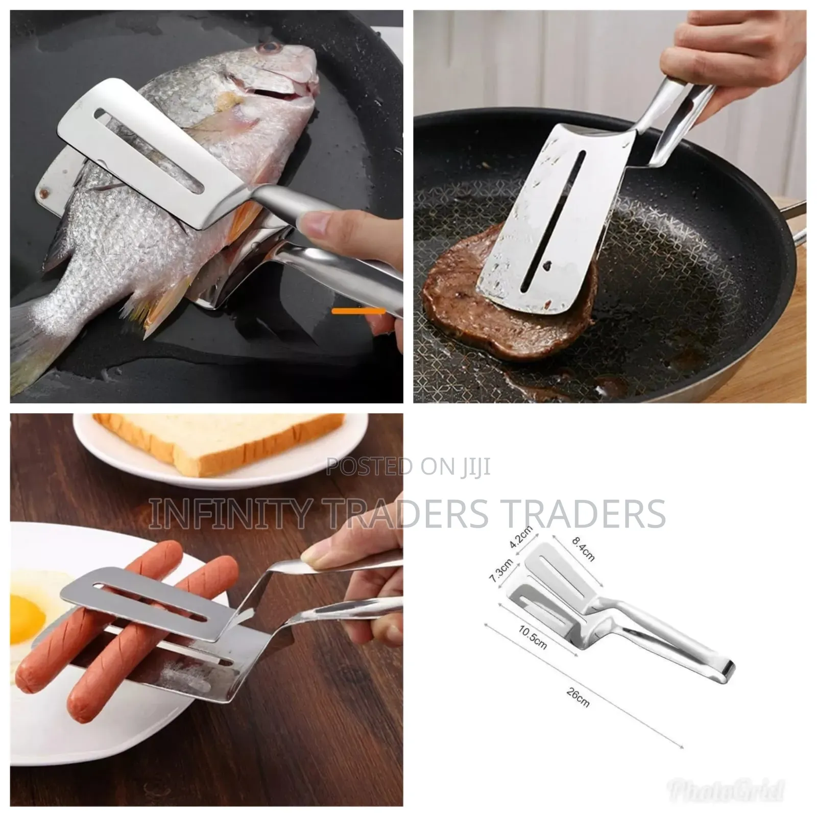 Metallic Food Tongs