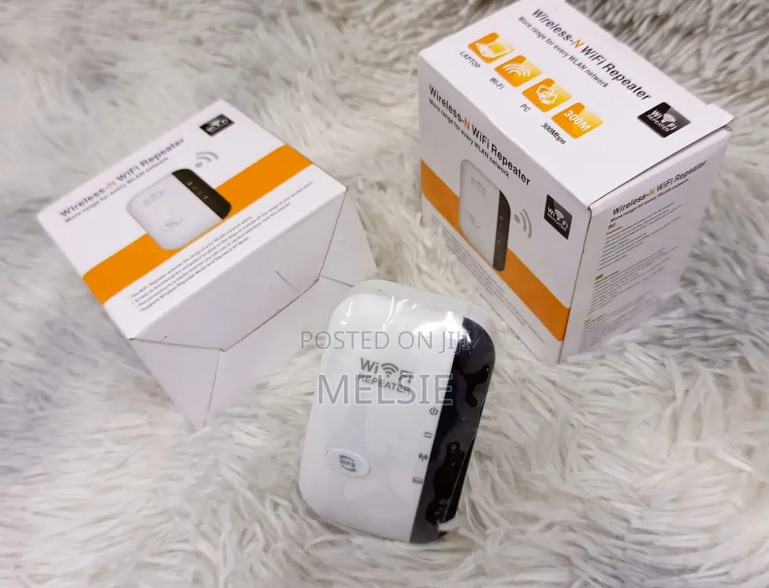 Wireless-N Wifi Repeater With Ethernet Cable/Port