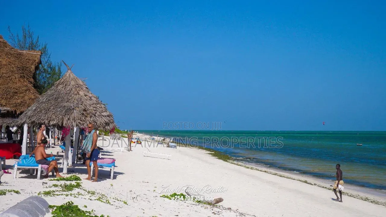 15 Acres White Sand Beach Front for Sale Watamu Jacaranda as Block