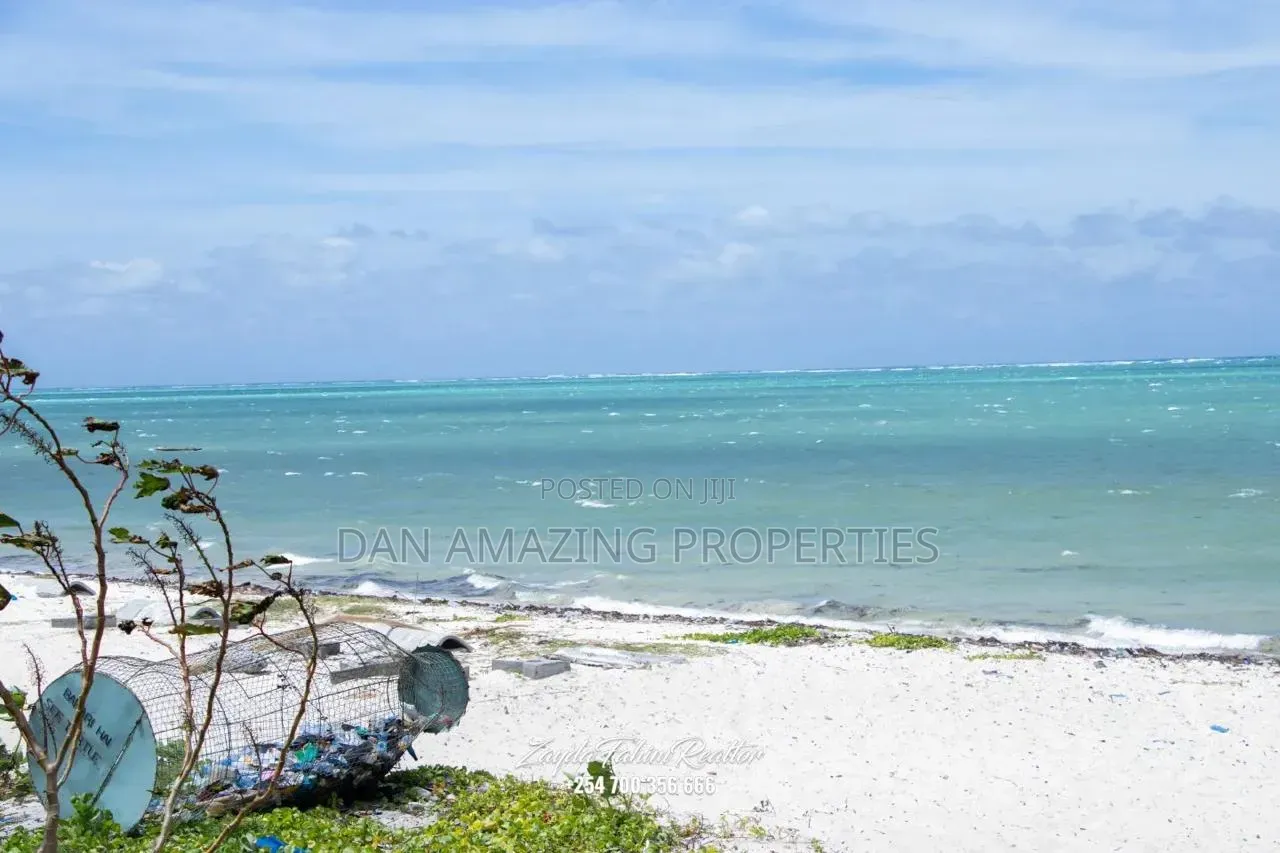 15 Acres White Sand Beach Front for Sale Watamu Jacaranda as Block