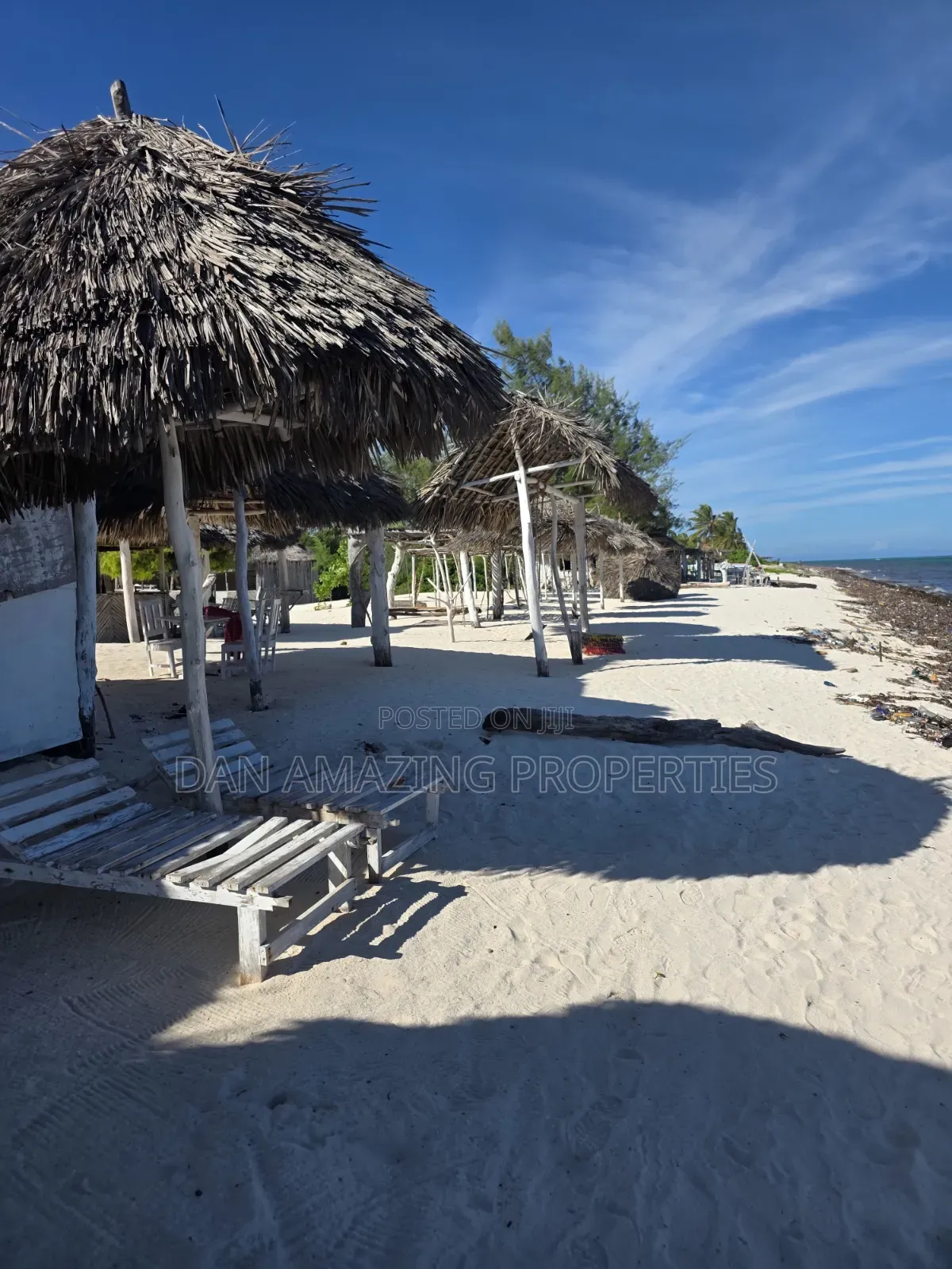 15 Acres White Sand Beach Front for Sale Watamu Jacaranda as Block