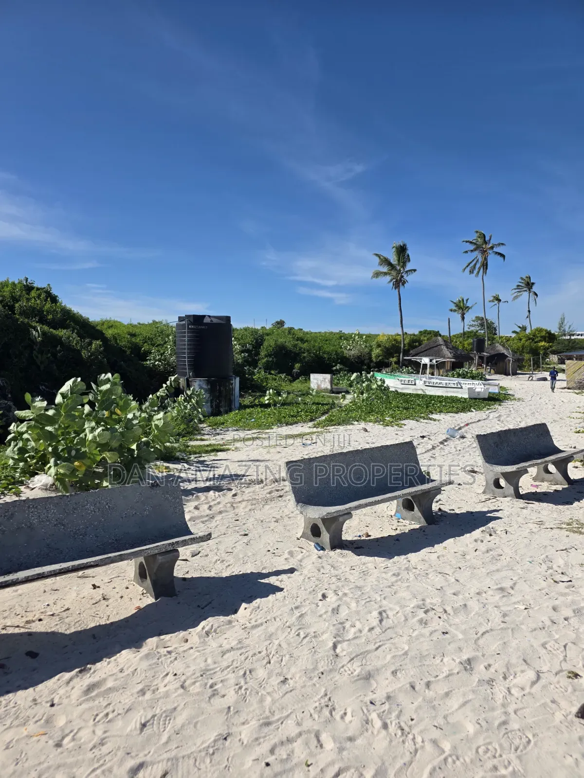 15 Acres White Sand Beach Front for Sale Watamu Jacaranda as Block
