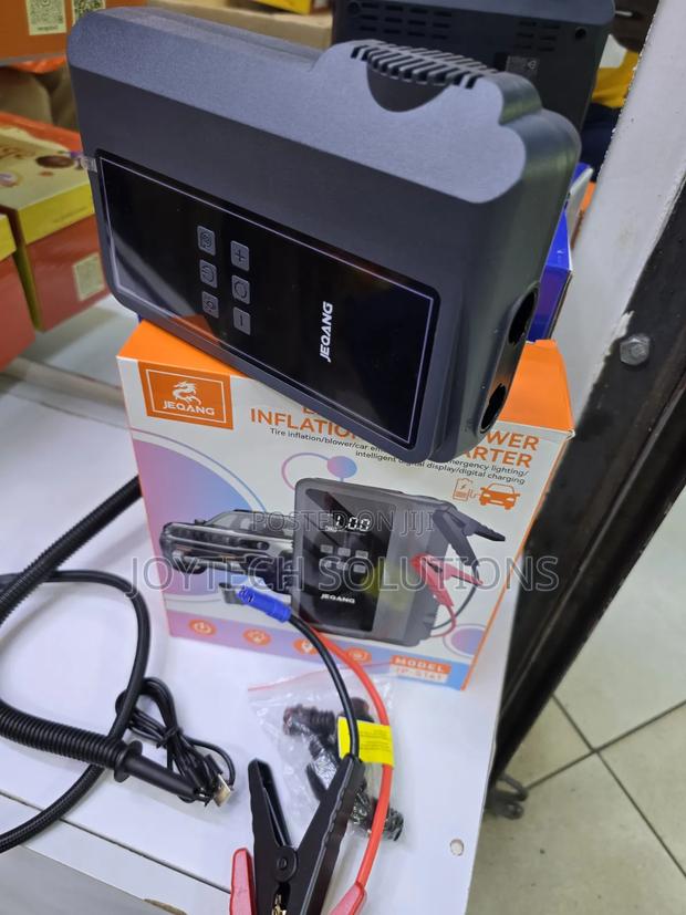  Life Saver! Jq-S161 Emergency Tool – Jump Starter + Blower + Flash.