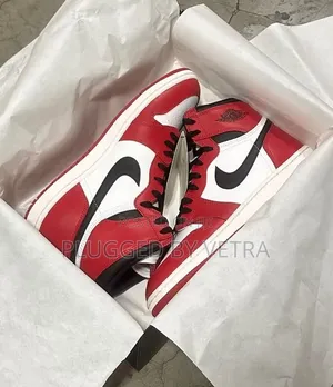 Nike Air Jordan 1 Chicago In "Red White Black" Colourway.
