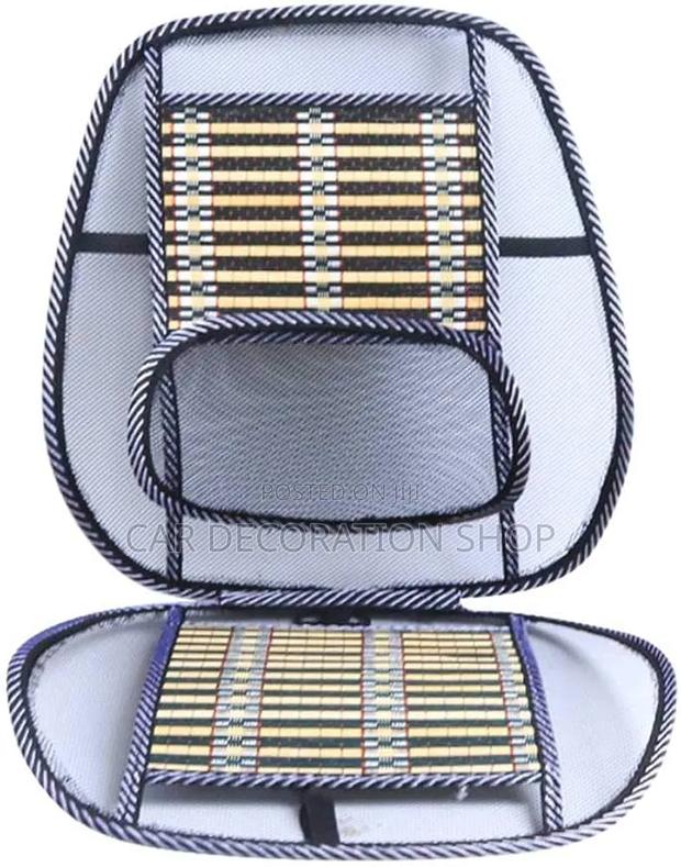 1pc Breathable Car Seat Chair Cushion Bamboo Chip Insert Cover