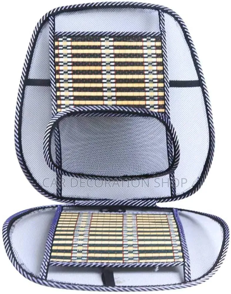 1pc Breathable Car Seat Chair Cushion Bamboo Chip Insert Cover