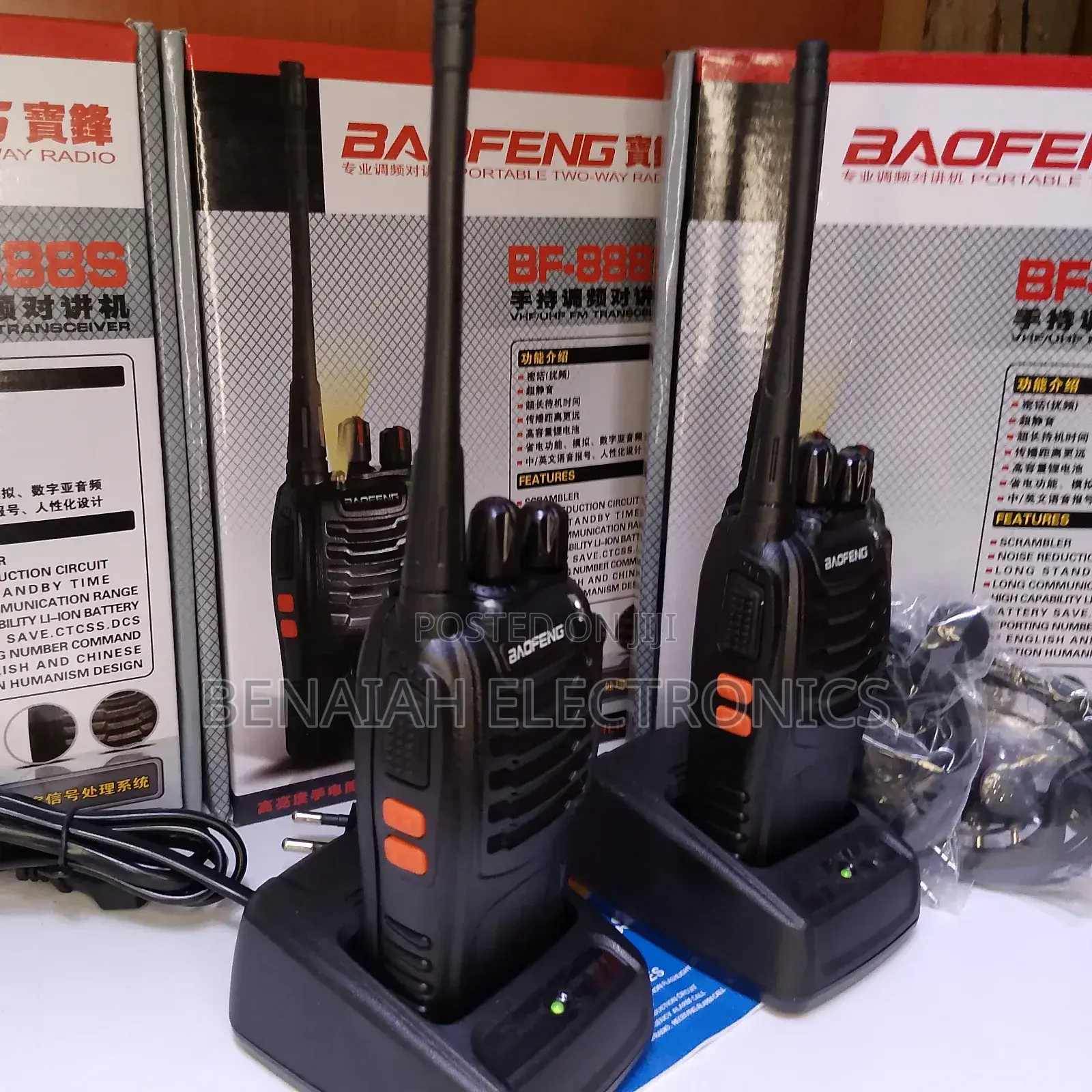 888s Baofeng Walkie Talkie, Scrambler High Quality Radio Call
