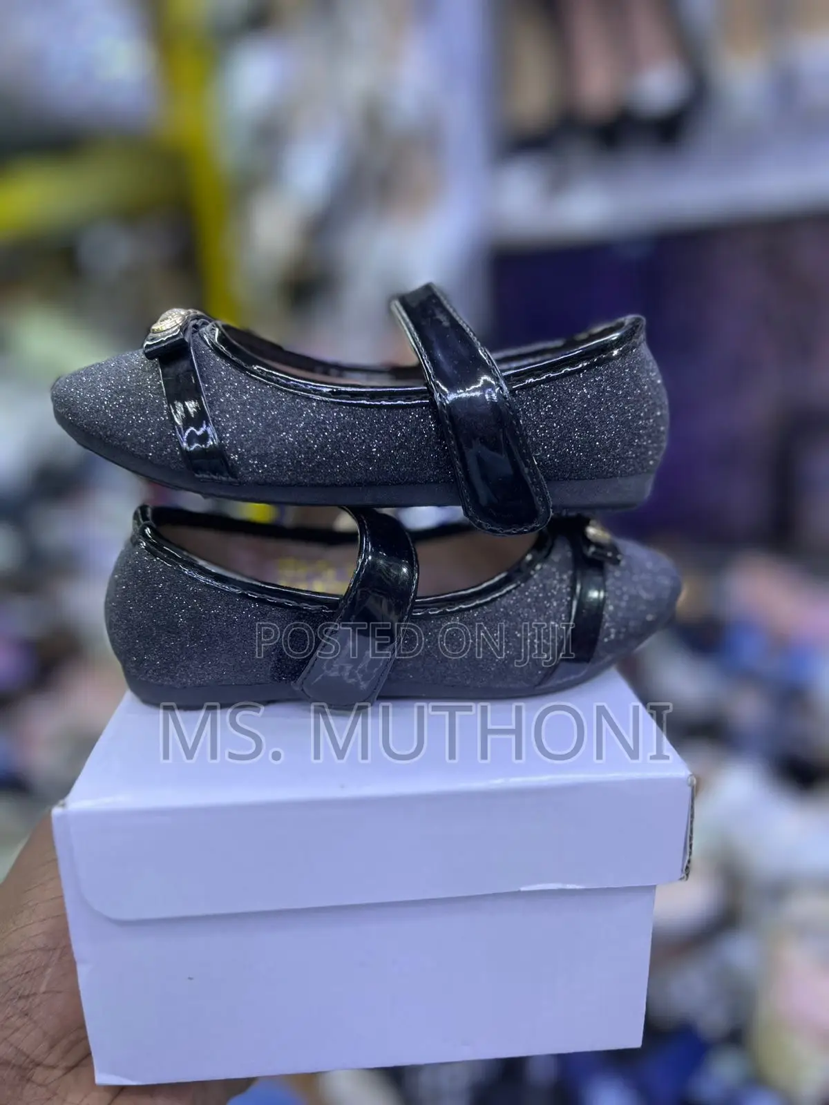 Sparkly Mary Jane Inspired Girls Shoes for Size 26-36