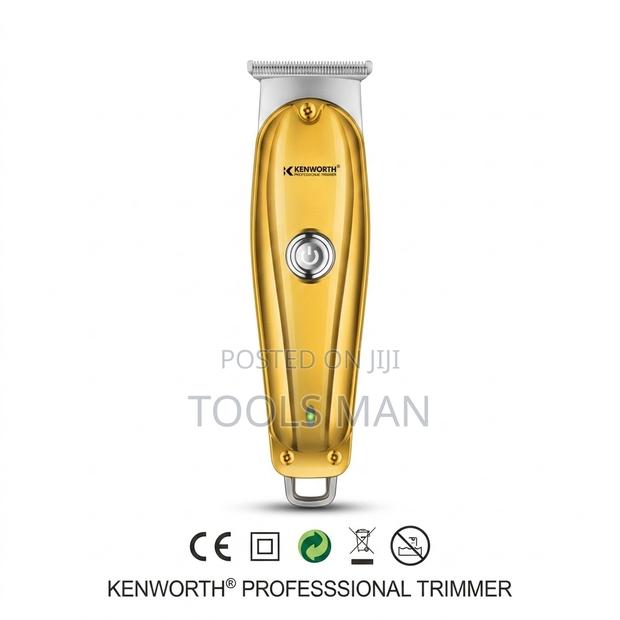 Kenworth Professional Trimmer Kw0620 Gold: Rechargeable Hair Clipper