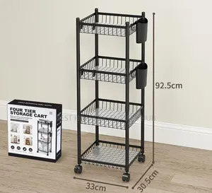 4-Tier Multifunctional Storage Rack