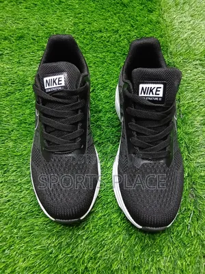 Nike Air Zoom Structure 22 Black Sports Running Shoes