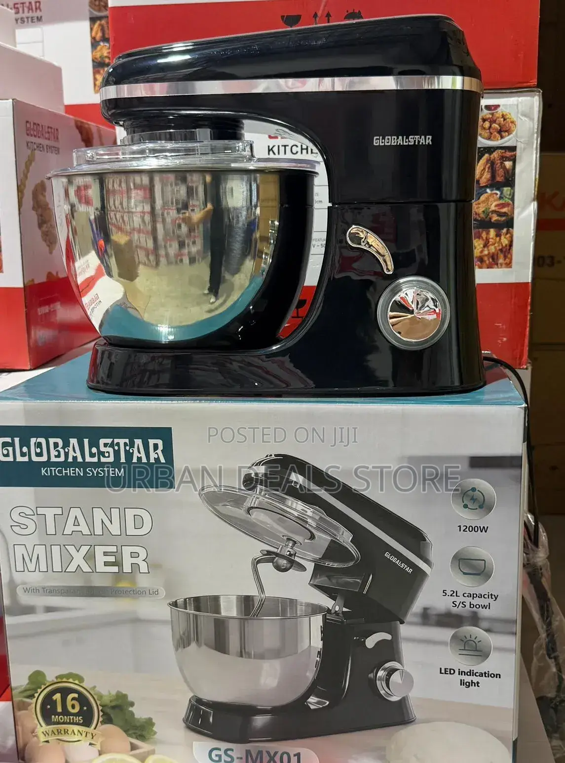 Globalstar 5.2 Litres Commercial Stand Mixer