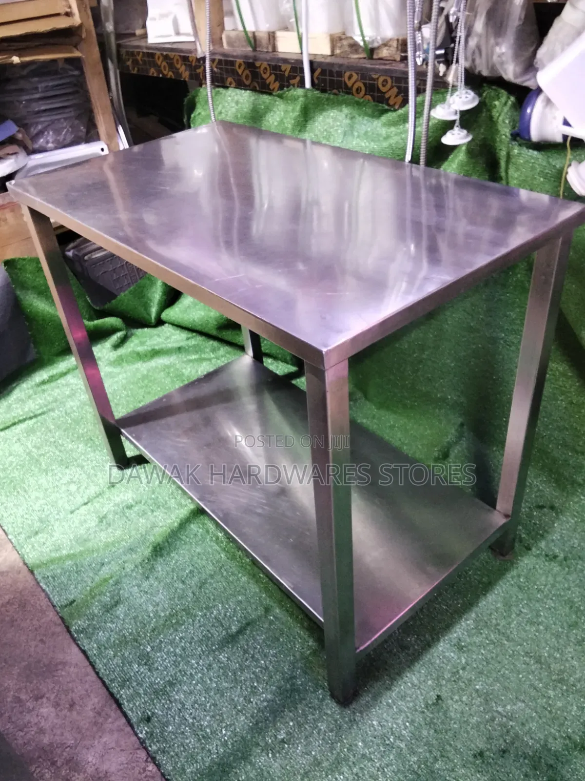 Commercial Table With a Lower Part