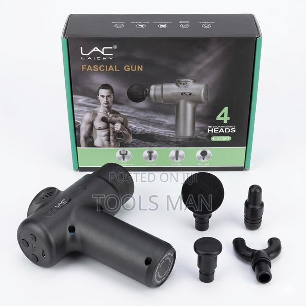 Lac Laichy L-011mg Fascial Gun - 4 Heads Deep Tissue Massager