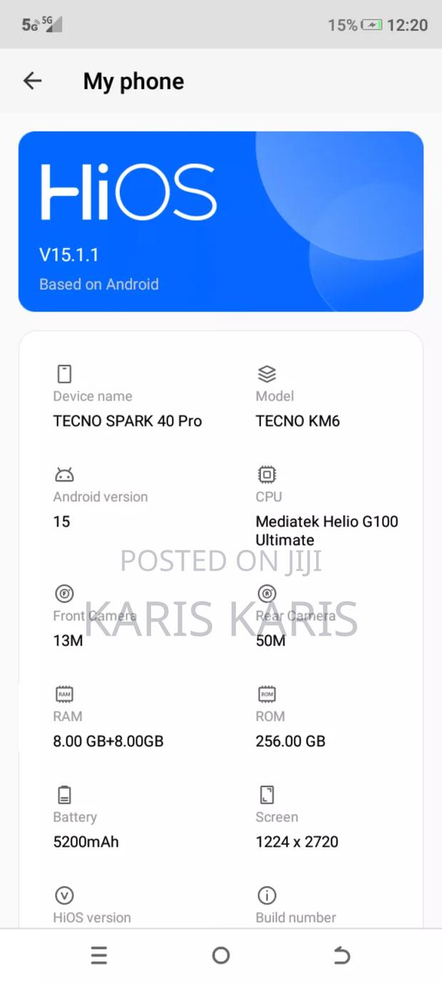Tecno Spark 40 Pro 256 GB Blue - thumbnail 3