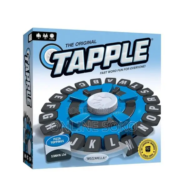 Tapple Fast-Paced Family Word Educational Game for Kids, Teens Adult