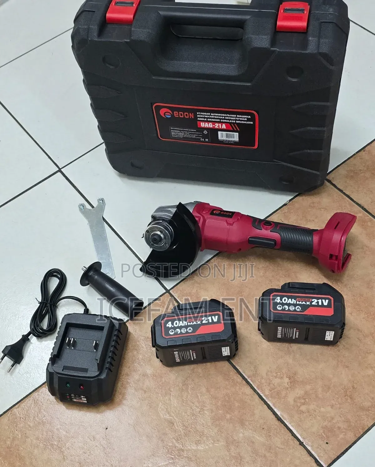 Edon Cordless Angle Grinder/4.5inch Rechargeable Grinder