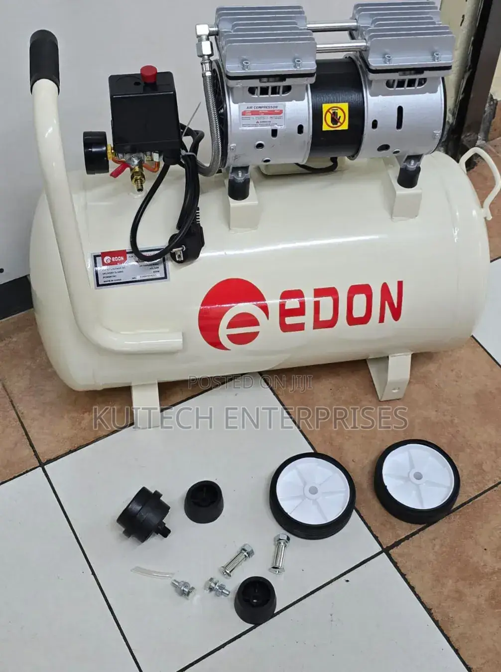 Edon 50l Silent Air Compressor/ Oiless Single Cylinder Compressor