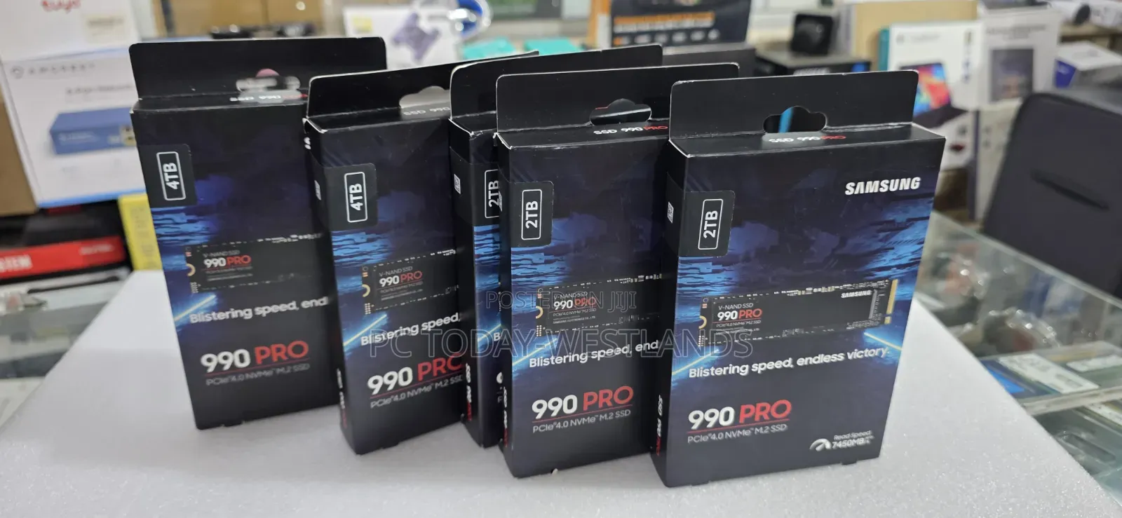 Samsung 990 Pro 2tb Nvme Pcie 4.0 M.2 2280 (Mz-V9p2t0b/Am)