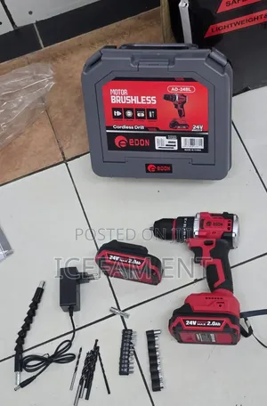 Edon Cordless Brushless Drill/24v Drill With Hummer Function