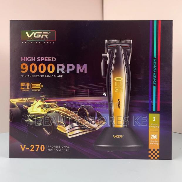 VGR Cordless 9000rpm Powerful Shaving Machine - thumbnail 2