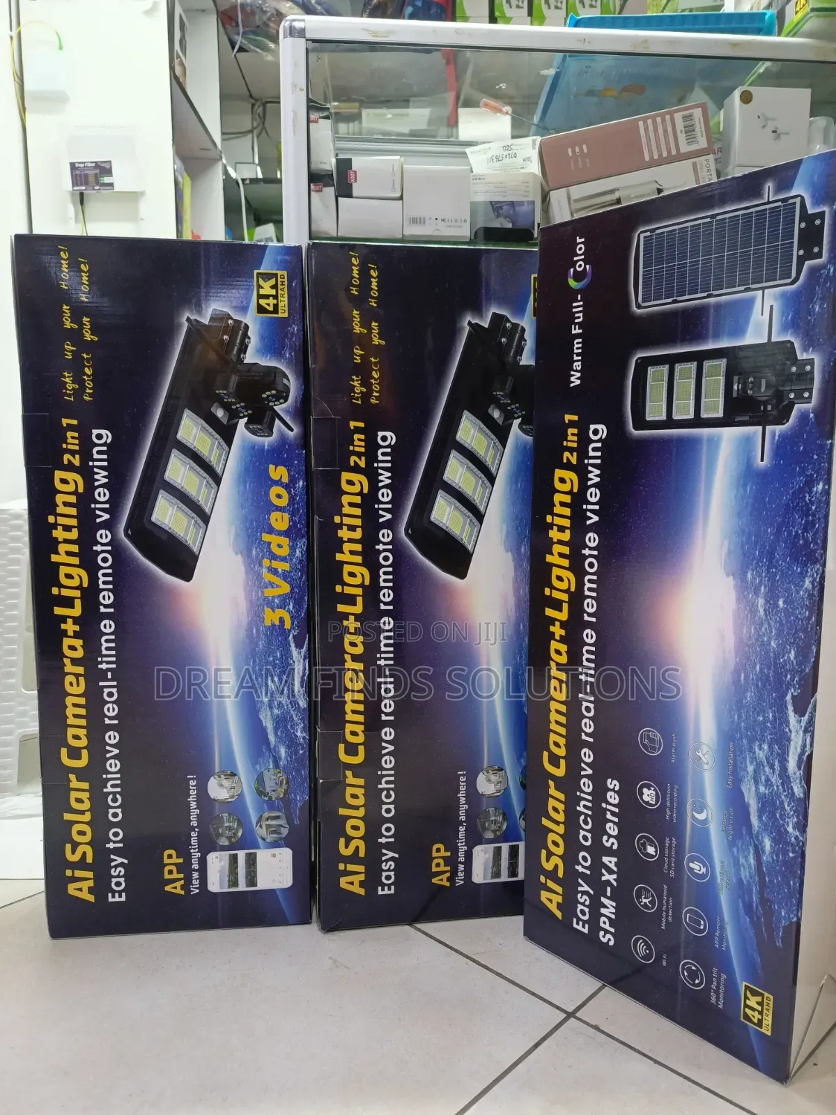 Ai 2in1 Solar Camera +Flood Light