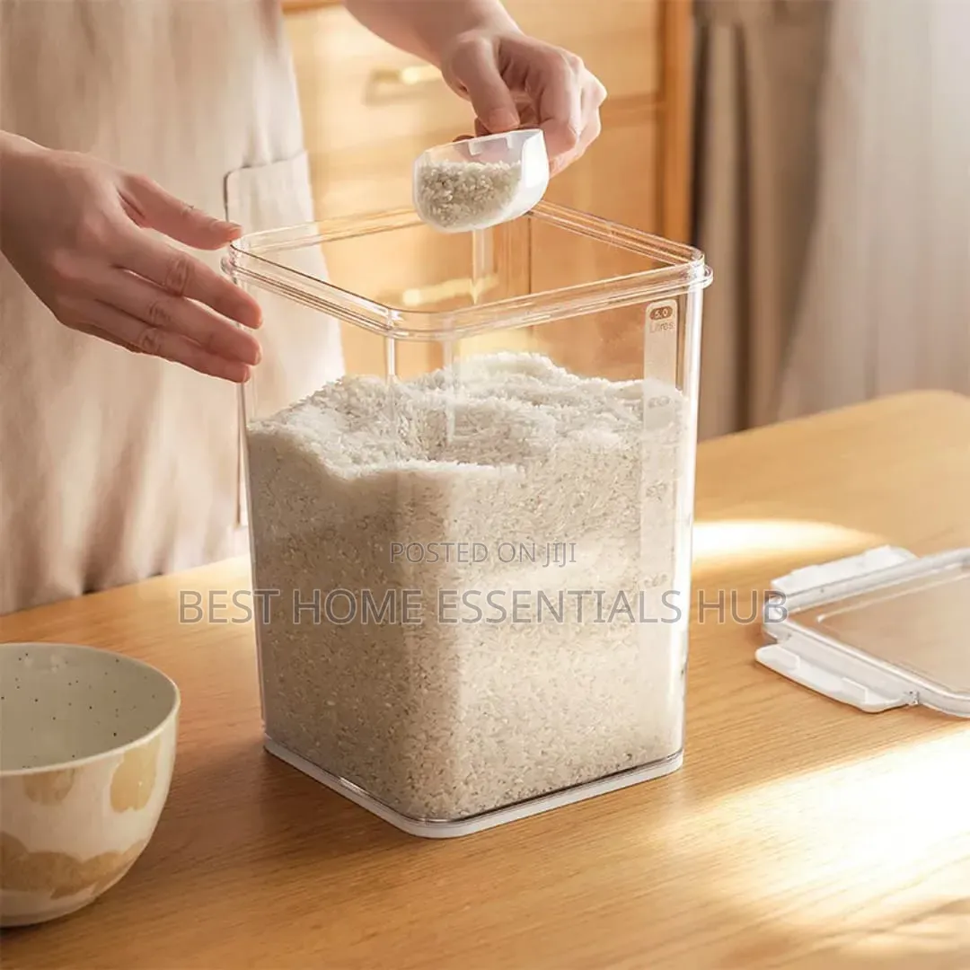 *Large Capacity Airtight Food Storage Containers*5.3l 6.5l