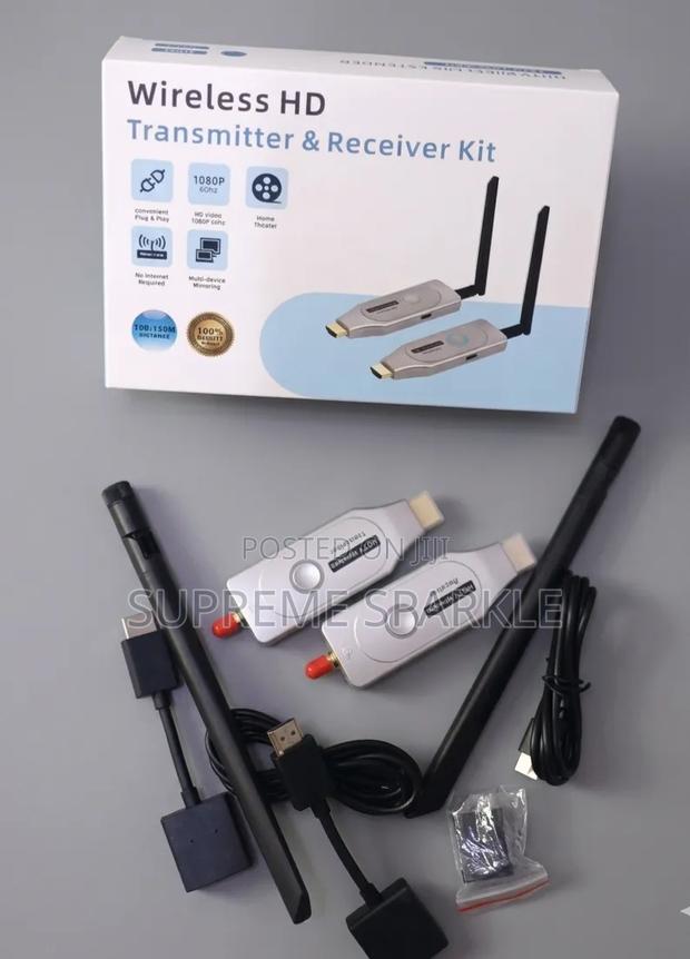 Fjgear Wireless Hdmi Transmitter/ Extender Up to 100m.