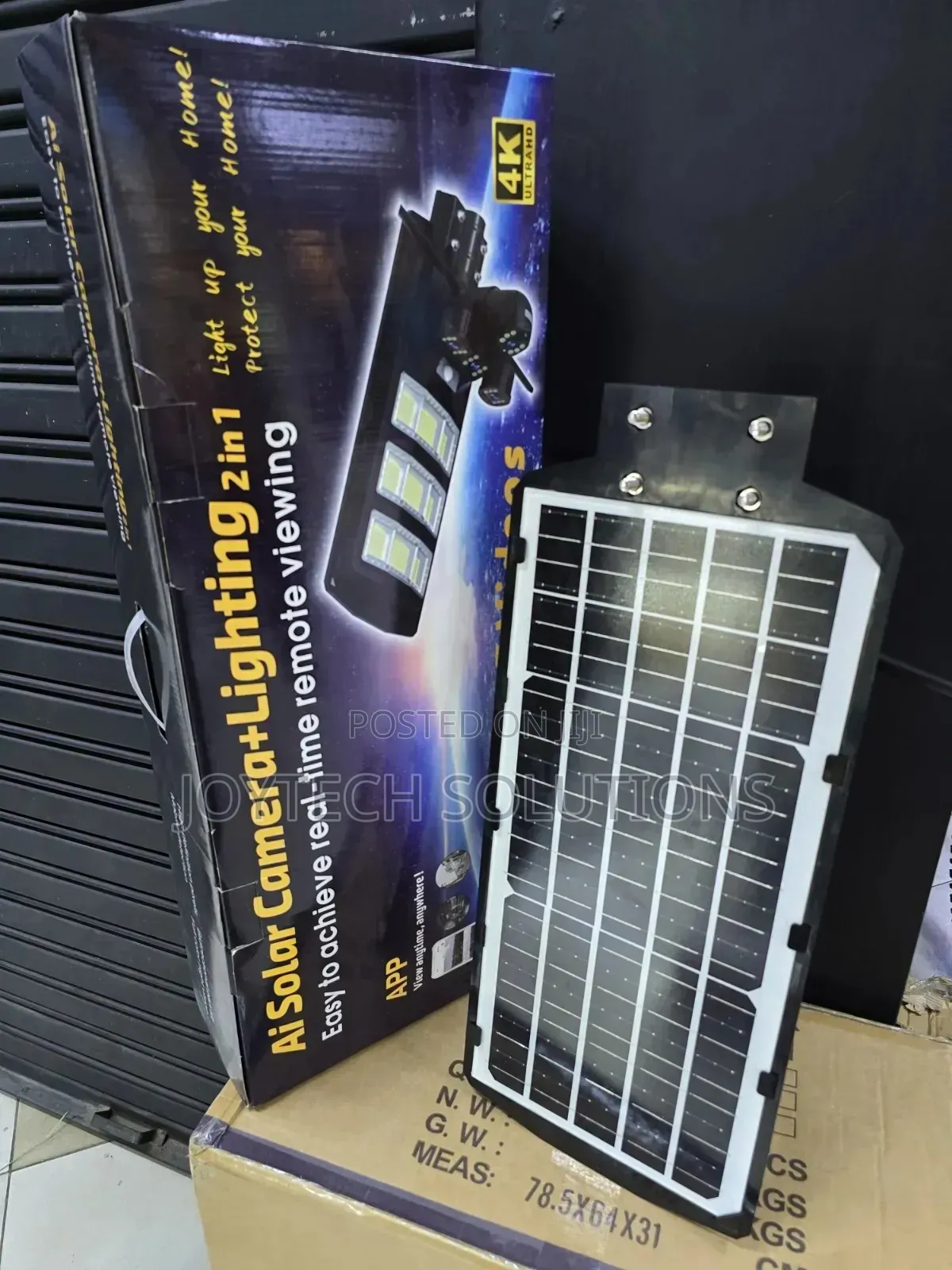 2-in-1 Ai Solar Camera and Lighting System