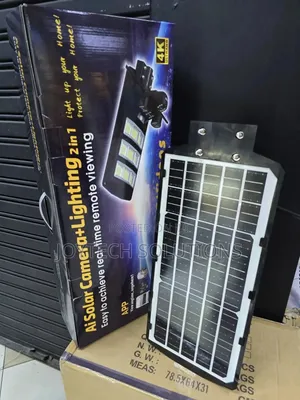 2-in-1 Ai Solar Camera and Lighting System