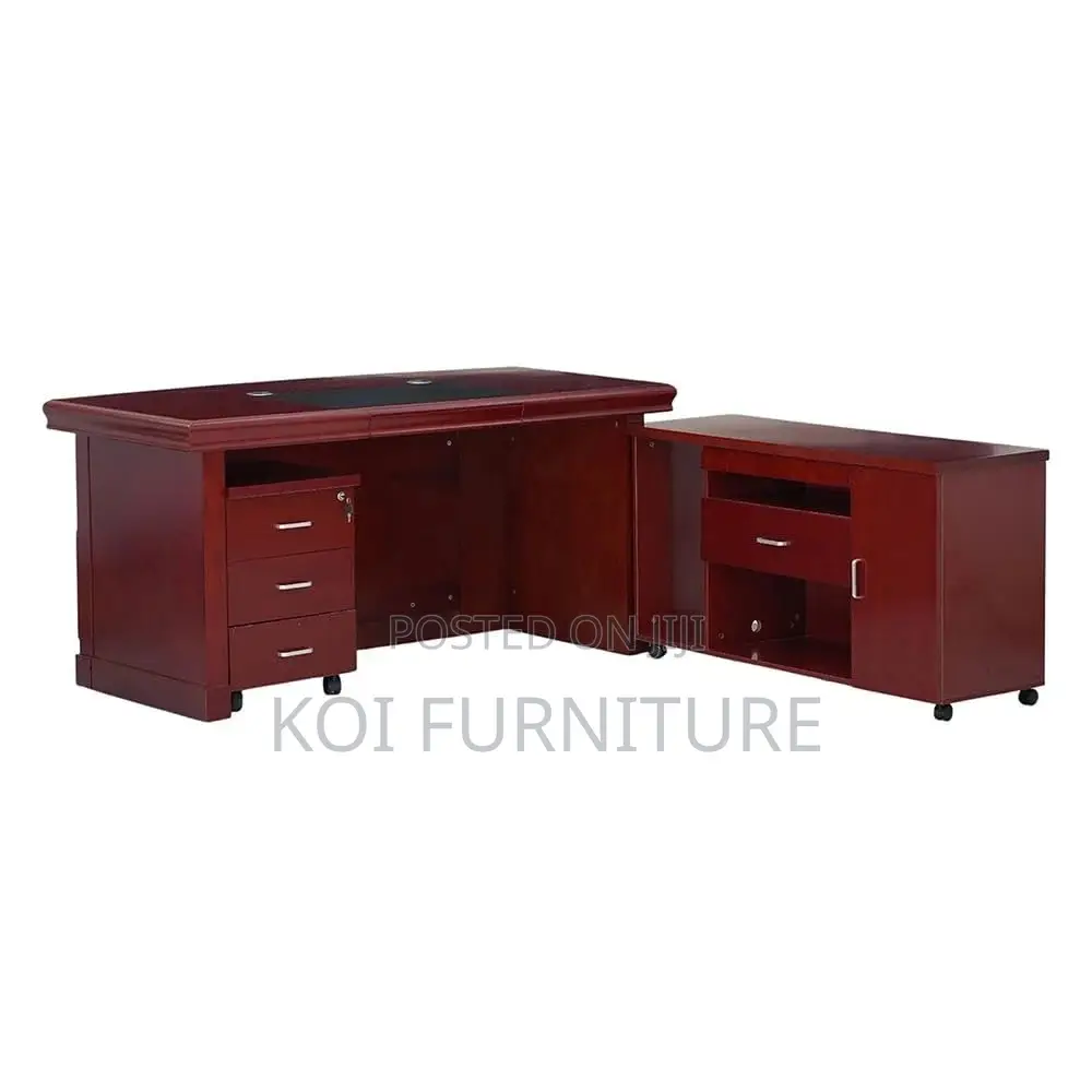 Office Desk; Ertgio 1.8m Vatee Resolute Mahogany Executive Desk