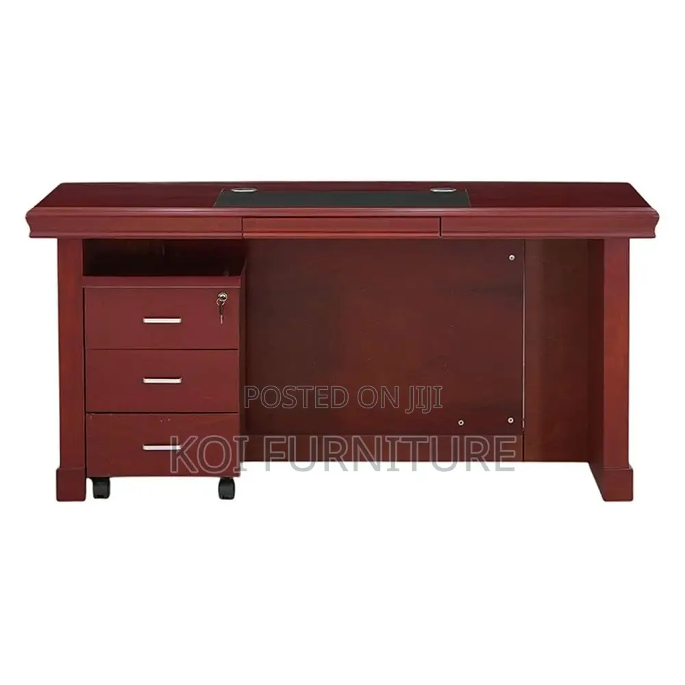 Office Desk; Ertgio 1.8m Vatee Resolute Mahogany Executive Desk