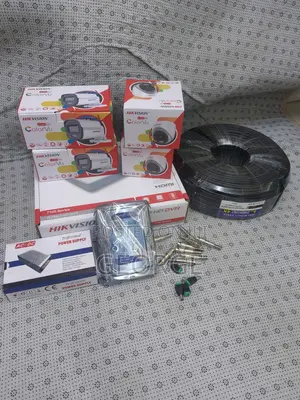 Hikvision 4 Channel 2mp Full Hd CCTV Camera Kit With 500gb HDD