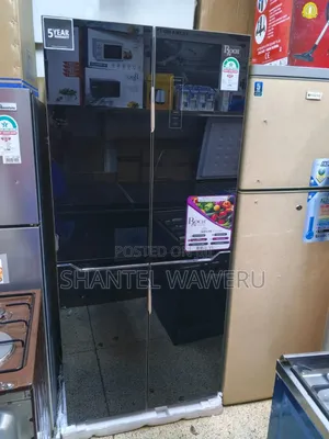 Black 4 Door Roch Fridge.