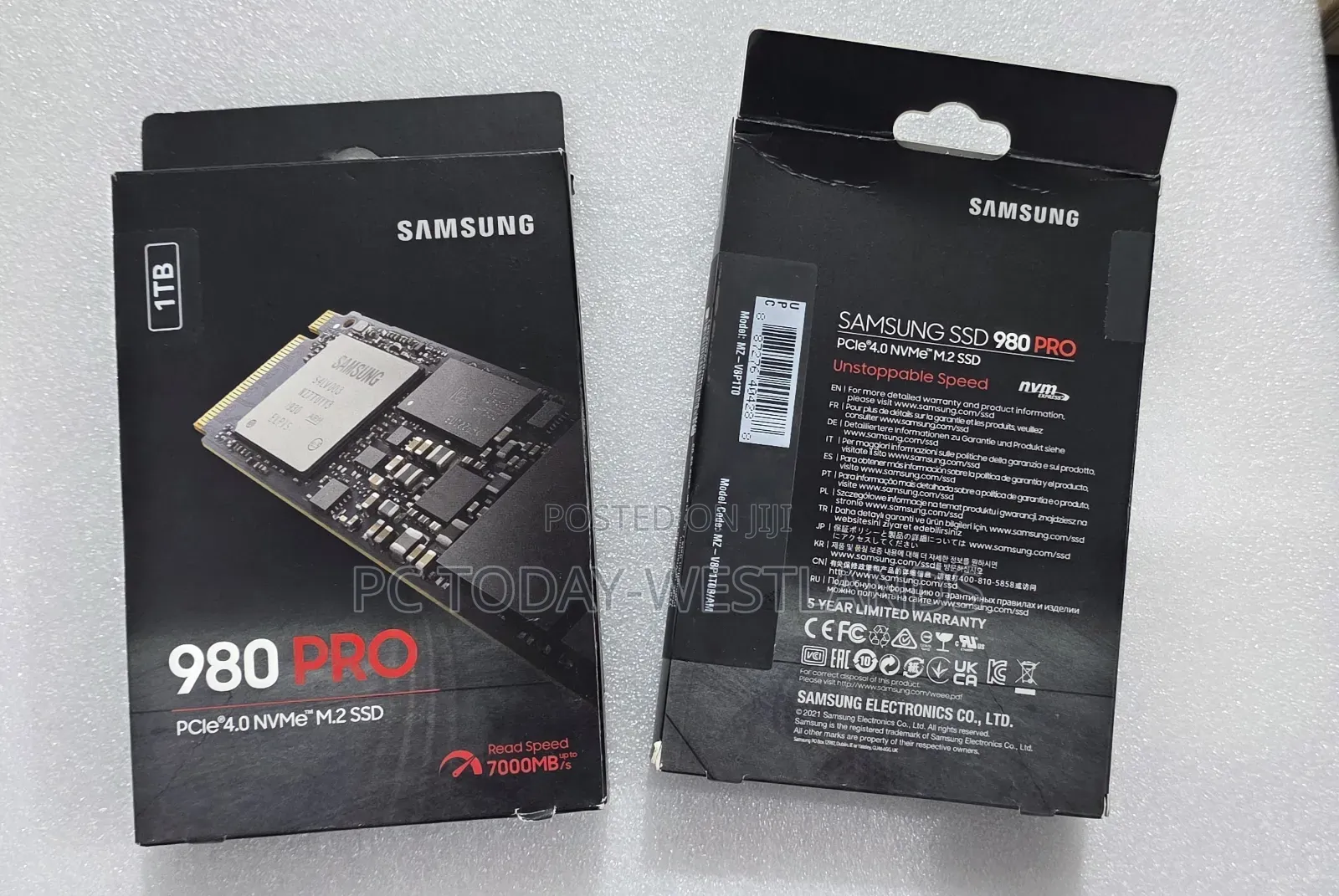 Samsung 980 Pro 1tb Pcie 4.0 Nvme M.2 SSD (Mz-V8p1t0bw)