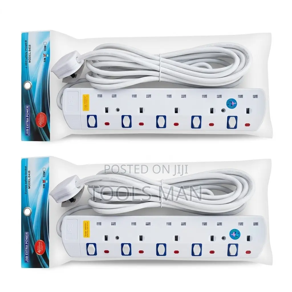 JSB 5-Way 5m Power Extension Socket With Surge Protector (Original)