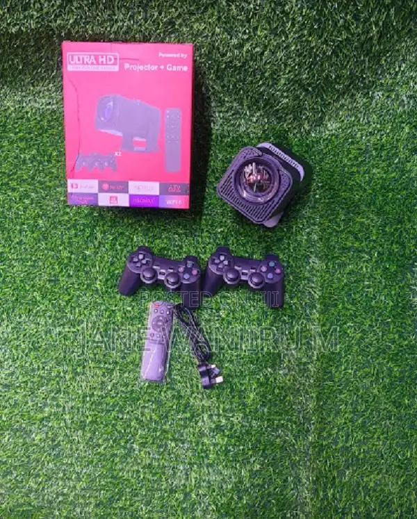Android Projector With Built-in Games - 2 Wireless Gamepads