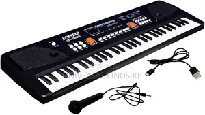 61-Key Piano Keyboard With Microphone Recording Function